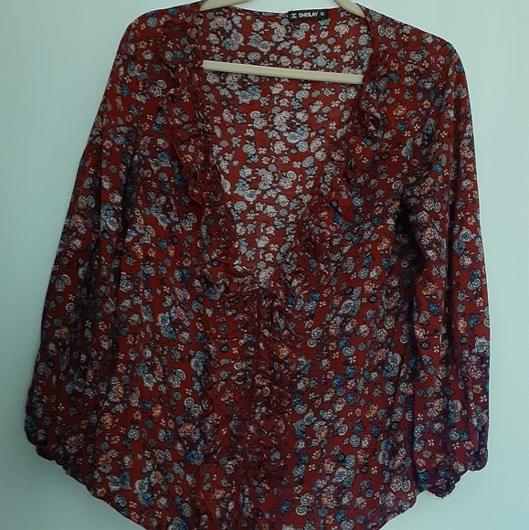 Ladies Paisley blouse - Picture 1 of 2